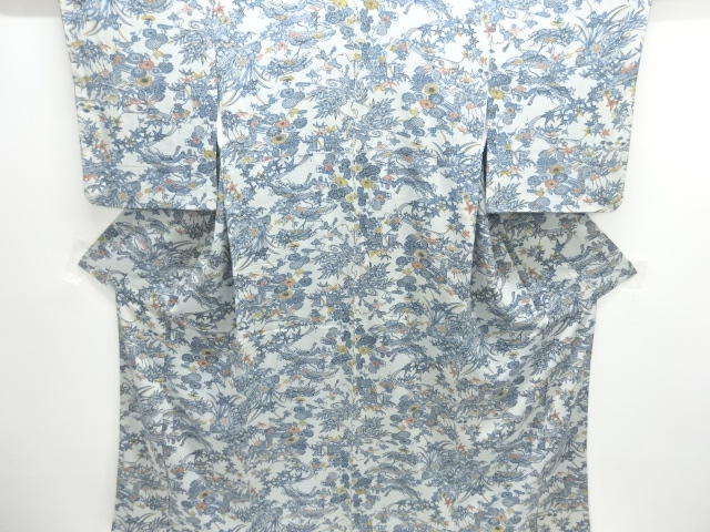 JAPANESE KIMONO / KOMON / SILK / CHAYATSUJI